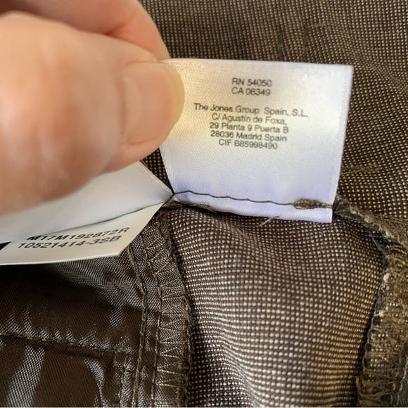 Anne Klein NWT brown multi woven straight leg dress pants with pockets. Size 10 - Picture 14 of 14